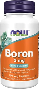 NOW Supplements, Boron 3 Mg (Bororganic Glycine), 100 Veg Capsules - Picture 1 of 11