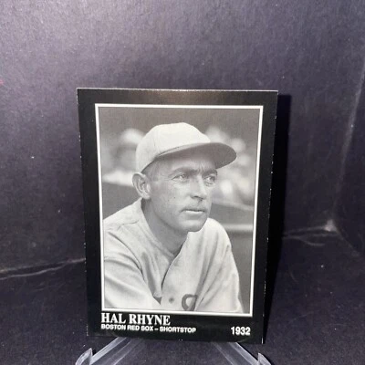 1991 CONLON COLLECTION TSN - HAL RHYNE #195 BOSTON RED SOX - Image 1 of 2