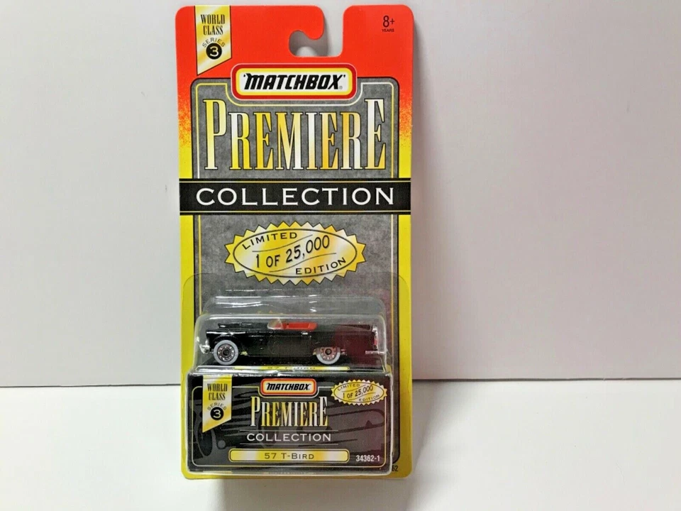 Matchbox Premiere Collection World Class Series 3 Black 57 T-bird