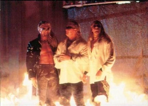 1999 Comic Images WWF SmackDown Wrestling Card #69 The Brood Edge Christian - Foto 1 di 2