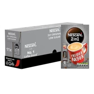 11x Nescafe Original 2 In 1 Coffee Sachets 6 Packs - Picture 1 of 1