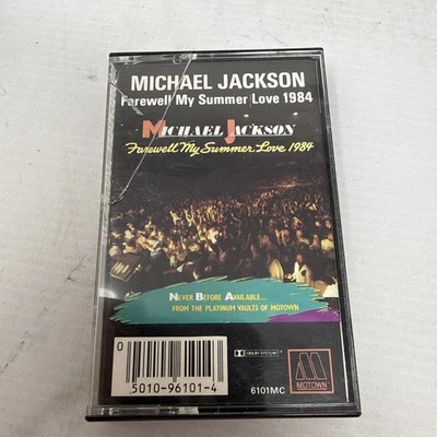 Michael Jackson Farewell My Summer Love 1984 Cassette 610MC RARE Motown VG - Image 1 of 2