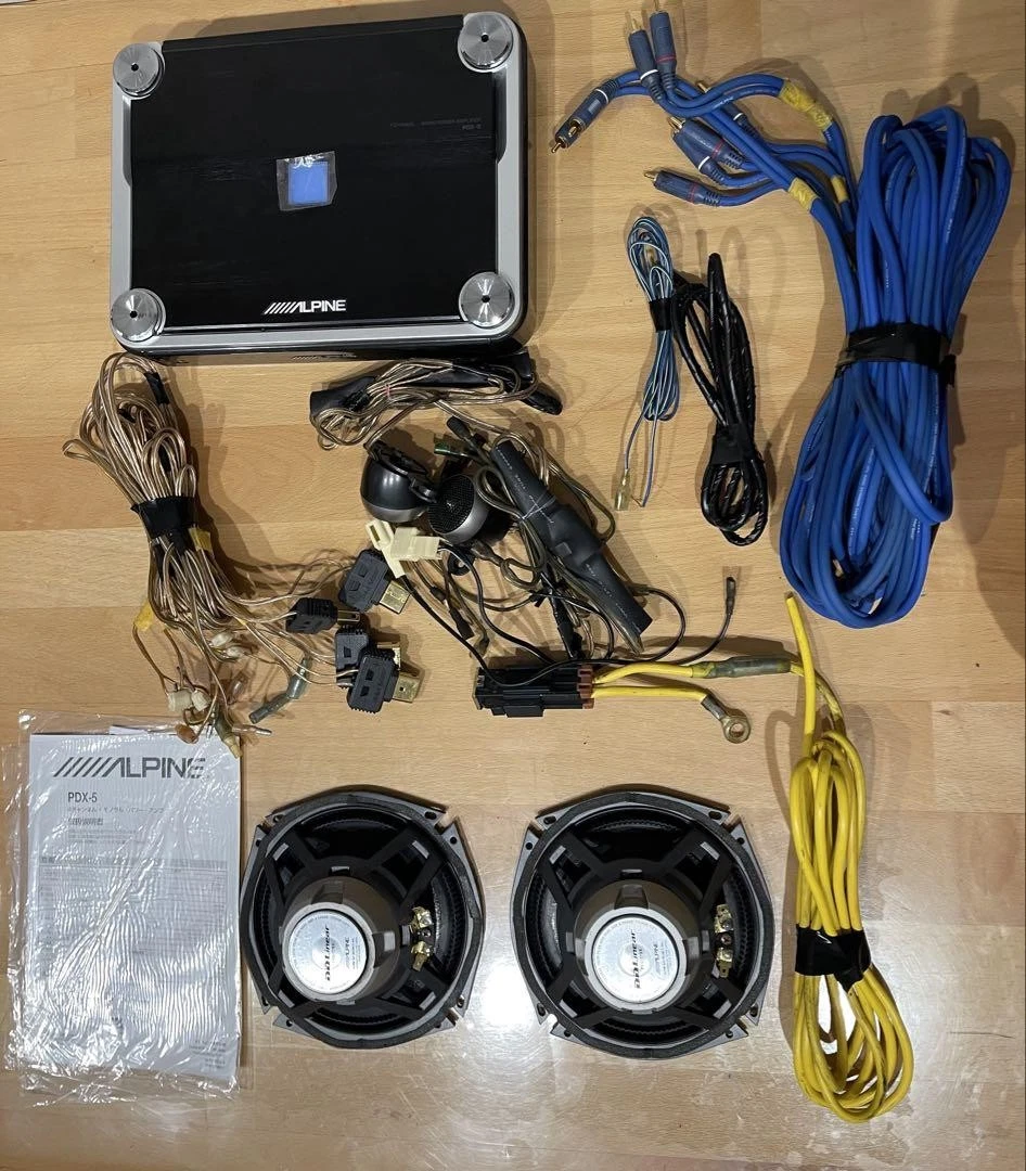 ALPINE モノラルアンプ RCA端子付き　PDX-5 ALPINE PDX-5 5-CHANNEL CAR AMPLIFIER *CLASSIC* | eBay