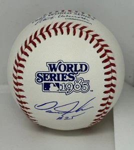 Pallone da baseball Danny Jackson KC Royals firmato 1985 World Series Beckett testimone - Foto 1 di 2