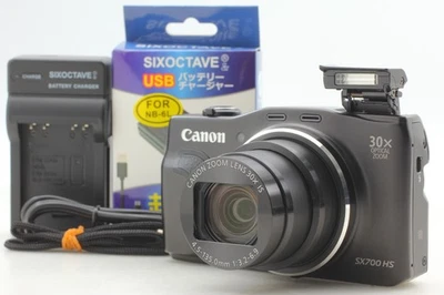 [MINT] Canon PowerShot SX700 HS Black 16.1MP 30x Zoom Digital Camera From JAPAN - Image 1 of 4