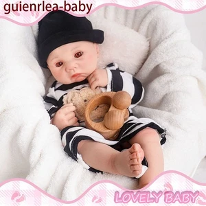 14.96in Silikon Reborn Puppe Silikon Puppe Handwerk Kinderspielzeug Geschenke - Bild 1 von 12