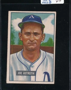 1951 Bowman Joe Astroth #298 Hi# - A's - Ex+ - M1880 - Picture 1 of 3