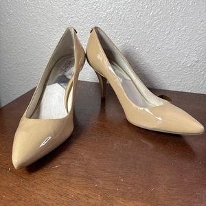 Michael Kors Pointed Toe Pumps Heels Taupe Nude Dressy Professional Attire 10 M - Picture 1 of 11