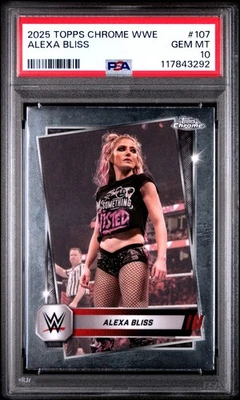 2025 Topps Chrome WWE - Alexa Bliss #107 PSA 10 — 第 1/2 张图片