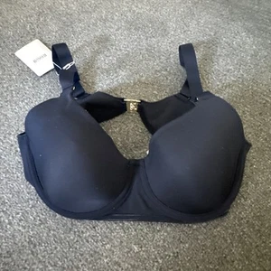 Wolford ~ Swim Line Swimbra ~ Soft Cup ~ Navy ~ 34B - Picture 1 of 4