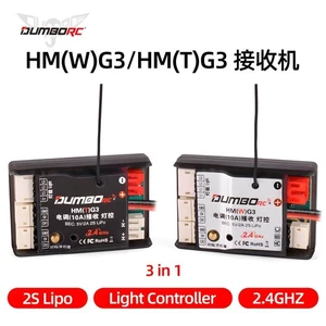 DUMBORC 3in1 Receiver 2.4Ghz 10A ESC with Gyro Light Controller for RC Car Boat - Picture 1 of 11