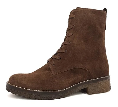 Gabor Comfort Damenschuhe Stiefeletten Schnürer Schnürstiefel Braun