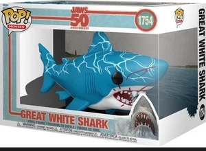 Funko Pop! Movies: Jaws - Great White Shark (Retro) 50th Anniversary - Picture 1 of 2