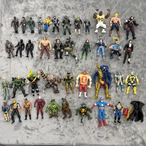 Lot of 40 Action Figures Turtles Star Wars 90s Mixed Vintage Mask Teenage Mutant - Picture 1 of 16