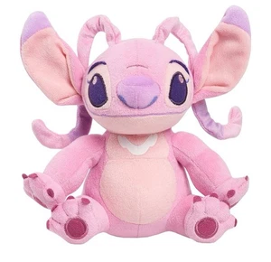 Disney Lilo and Stitch ENGEL Plüschtier rosa Stofftier Just Play 6 Zoll Bohne Plüschtier - Bild 1 von 6