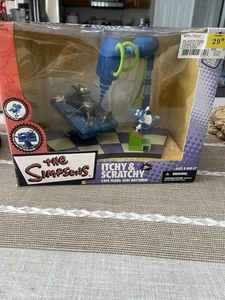 McFarlane Toys the Simpsons Cape Fear Spay Anything Itchy and Scratchy 2007 - Picture 1 of 7
