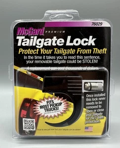 McGard Wheel Access 76029 Tailgate Lock Black Stainless Steel Universal - Picture 1 of 5