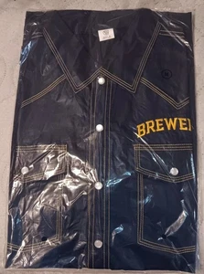 2024 MILWAUKEE BREWERS COUNTRY MUSIC THEME DEMIN SHIRT SGA GIVEAWAY SIZE XL - Picture 1 of 1