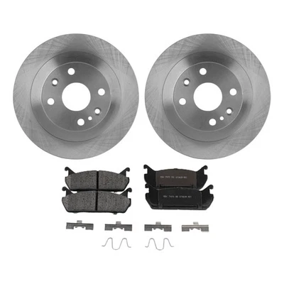 Brake Disc Rotor Kit For 1990-1996 Ford Escort Mercury Tracer Mazda Protege - Image 1 of 4