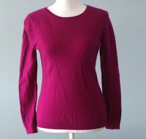 Suéter Charter Club de Lujo 100% Cachemira Talla Pequeña Rosa Magenta Pullover - Imagen 1 de 20