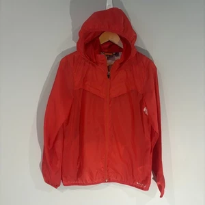 Merrell Womens Orenco Jacket Red Wind Breaker Full Zip Long Sleeve Vented Size M - Picture 1 of 8