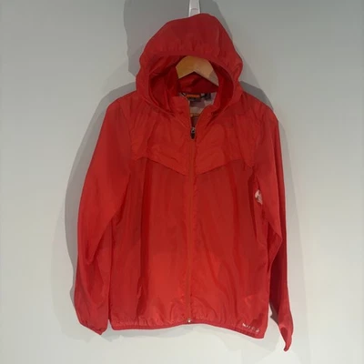 Merrell Womens Orenco Jacket Red Wind Breaker Full Zip Long Sleeve Vented Size M - Image 1 of 4