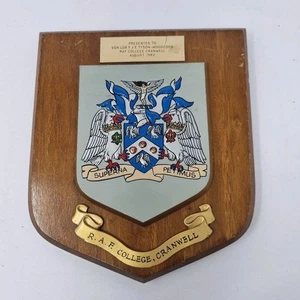 Vintage Royal Air Force Cranwell College Mess Wandrelief RAF Ausbildung 1980er - Bild 1 von 16