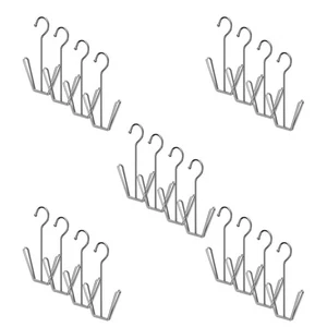 20 Stück Schuhtrockenhaken Edelstahl Schuhaufhänger Präsentationsständer mit Doppel - Bild 1 von 17