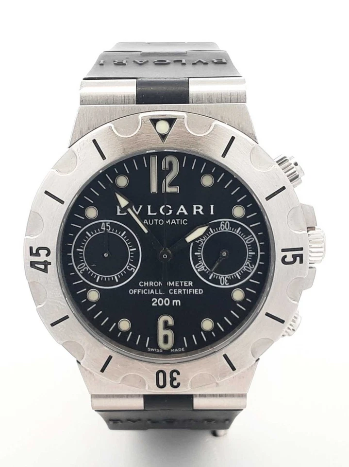Reloj Bvlgari Diagono Scuba Cronógrafo Acero Inoxidable 38mm Fw0525lwordu Foto 1 de 4