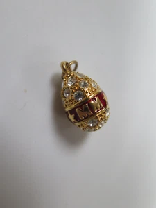 🌷 Colgante Joan Rivers Huevo Fabergé Dije *ORO ESTRÁS MM ESTRELLAS - Imagen 1 de 6