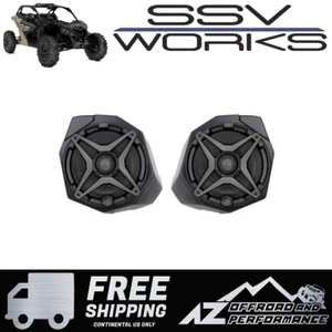 SSV Works Front Kick Panel Speaker Pods - Pair w/ 6.5" Speakers 17-22 Can Am X3 - Picture 1 of 5