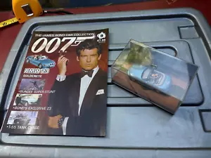 JAMES BOND 007 GOLDENEYE BMW Z3 1:43 CAR + MAGAZINE, EAGLEMOSS - Picture 1 of 4