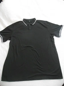 Camicia uomo collo con bottoni * 3XL / nero * spedizione gratuita - Foto 1 di 3