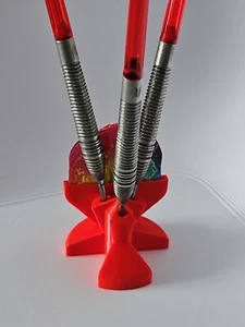 Darts stand / holder with flight pocket all In 1 - Picture 1 of 10