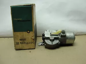 Motor limpiaparabrisas Chevy Belair Delco 1955-57 raro nuevo de lote nuevo #5044280 - Imagen 1 de 6