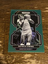 2022 Panini Prizm Draft Picks #38 Patrick Ewing Green Georgetowns Knicks
