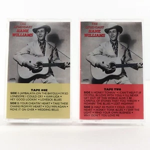 The Legendary Hank Williams (2 Cassette Tape Set, 1991, Heartland) HC 1137 1138 - Picture 1 of 13