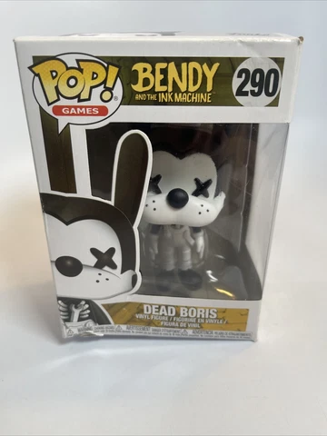 Funko POP! Games Bendy and the Ink Machine Dead Boris Vinyl Figure #290 Damaged Cover
