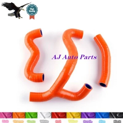 Manguera de refrigerante de radiador de silicona naranja para KTM 50 SX/SX Mini/SXS 2012-2017 2015 Foto 1 de 4