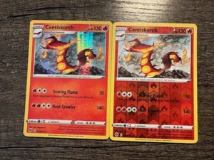 CENTISKORCH 010/073 RARE HOLO + CENTISKORCH 010/073 RARE REV.HOLO LP-NM CHAPIONS - Picture 1 of 4