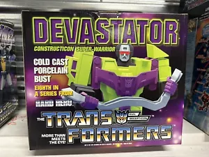 Transformers Devastator Hard Hero Cold Cast Porcelain Bust Limited Ed 378/3500 - Picture 1 of 9