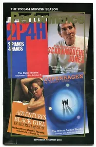 ELGIN THEATRE Toronto PLAYBILL STYLE 2 PIANOS 4 MANOS 2003 PROGRAMA Y TALÓN DE ENTRADAS - Imagen 1 de 9