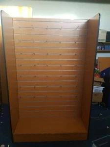 Retail Shop Fittings Wooden Doublesided Display - Hangsell or Shelves - Picture 1 of 5