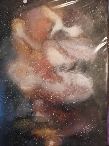 Watercolor Abstract Space Painting. "Tektite Nebula". Paul Eres. Stars, Galaxy. - Picture 1 of 6