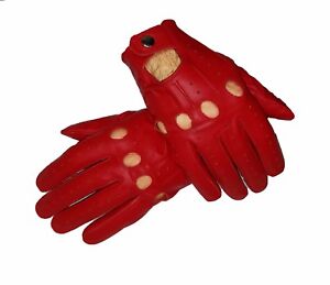 Genuine Leather Driving Gloves 