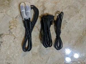 Computer Cables Lot 3 Cables. 15 Pin VGA, 9 Pin Serial, 3.5mm Audio. Descriptio - Picture 1 of 11