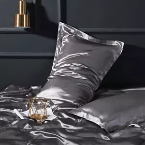 100% Mulberry Silk PillowCase 25 Momme Anti.wrinkle Bed Soft Skin.friendly ._. - Picture 1 of 9