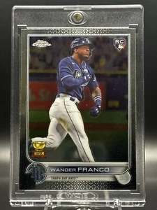 2022 Topps Chrome Refractor Wander Franco #35 RC Rookie MLB Tampa Bay Rays - Imagen 1 de 4