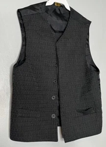 Boys TFW Size 8 Black Vest   - Picture 1 of 2