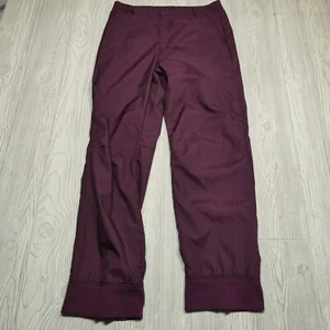 Vintage GAP Womens Polyester Pants Size 10 Purple Y2K Zip Ankles - Picture 1 of 11